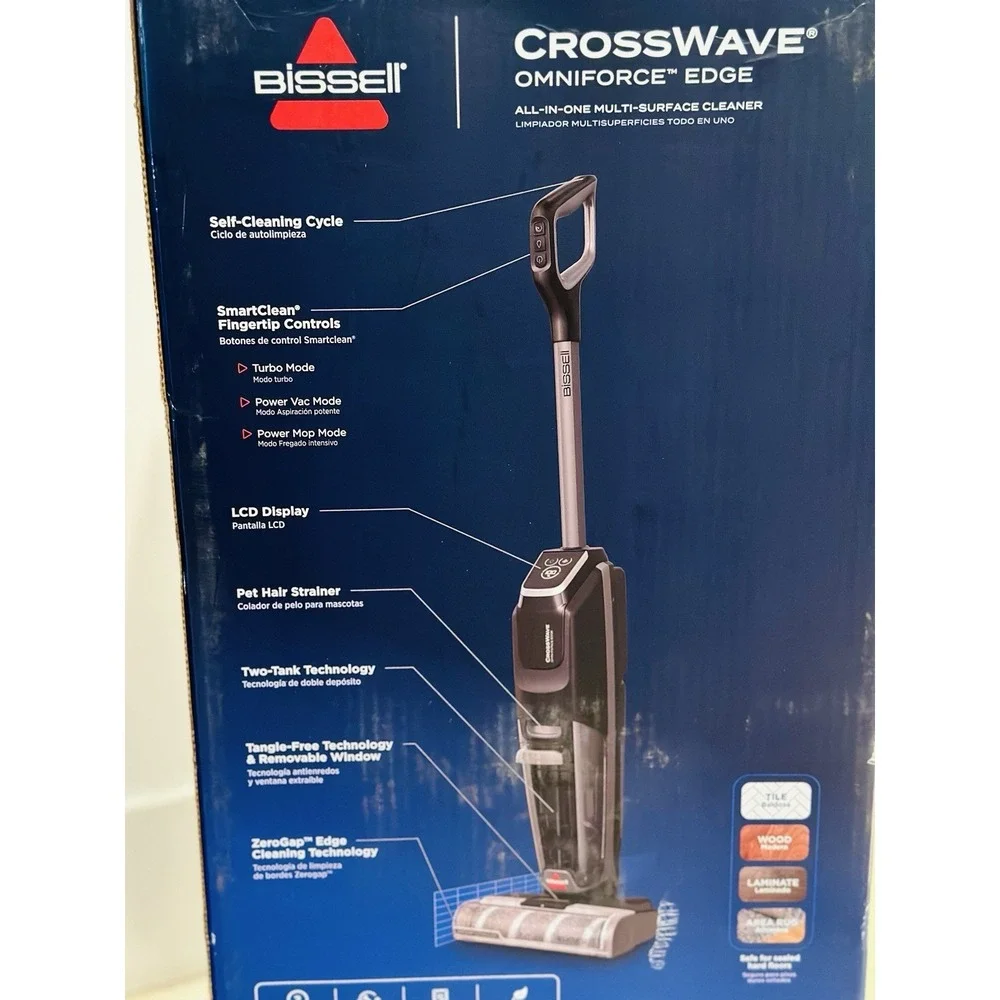 New BISSELL CROSSWAVE OmniForce Cordless Lightweight WET DRY Vacuum Cleaner 3930